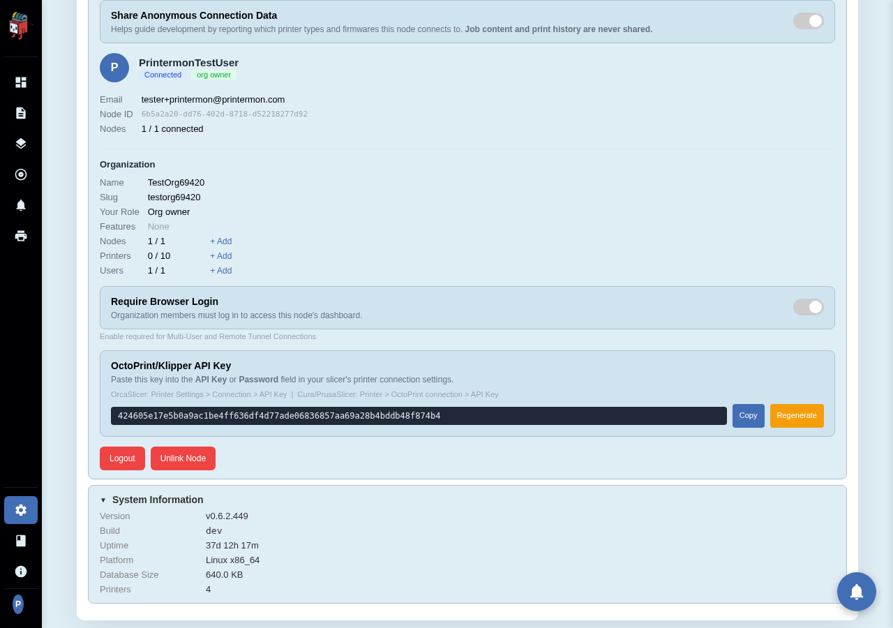 Data Sharing Toggle
